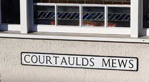 Braintree Courtaulds signage