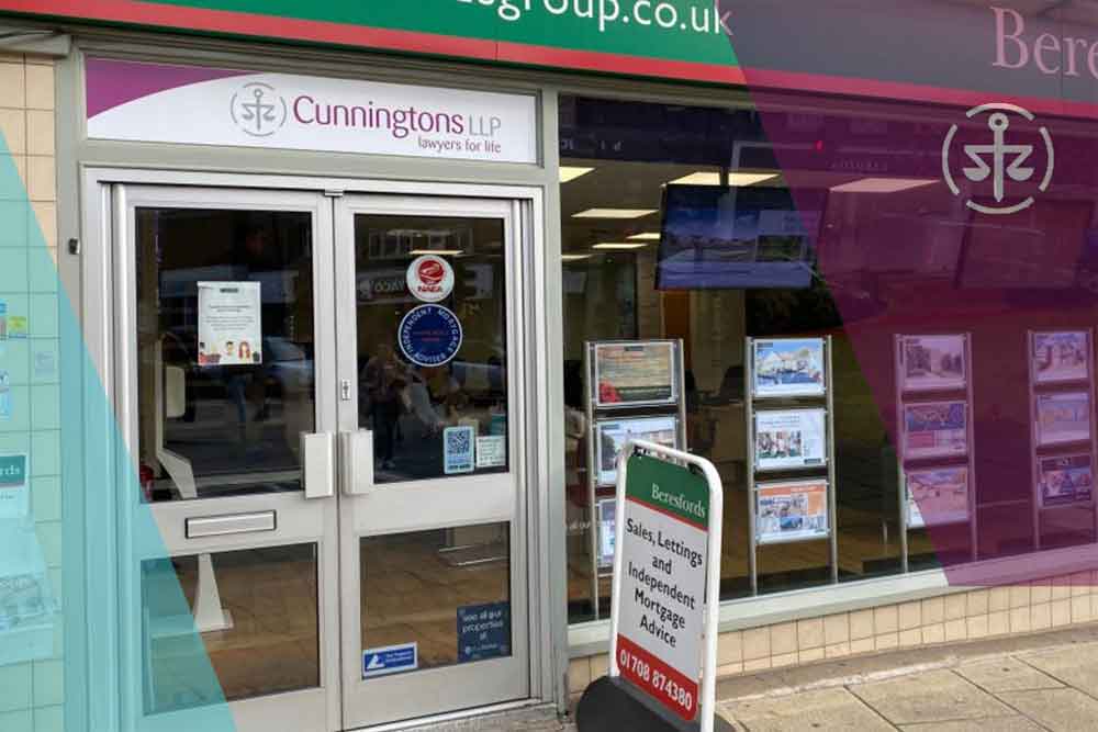 Cunningtons solicitors Hornchurch branch
