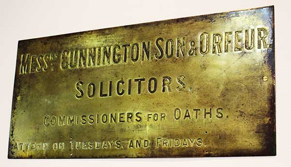 Cunningtons solicitors Braintree - original sign