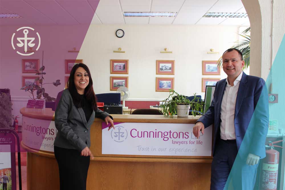 Jason and Harpreet welcome you to the Croydon branch of Cunningtons solicitors