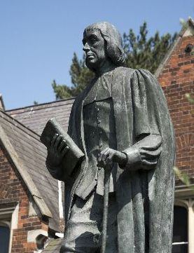 John Ray statue, Braintree, Essex - commemorating the town's famous 17th century naturalist